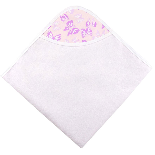 B & N Printed Percale Hooded Towel