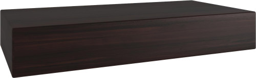 20" Brown Wood Wall Mounted Bathroom Shelves