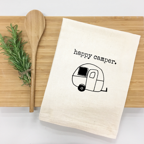 Happy Camper Kitchen Towel