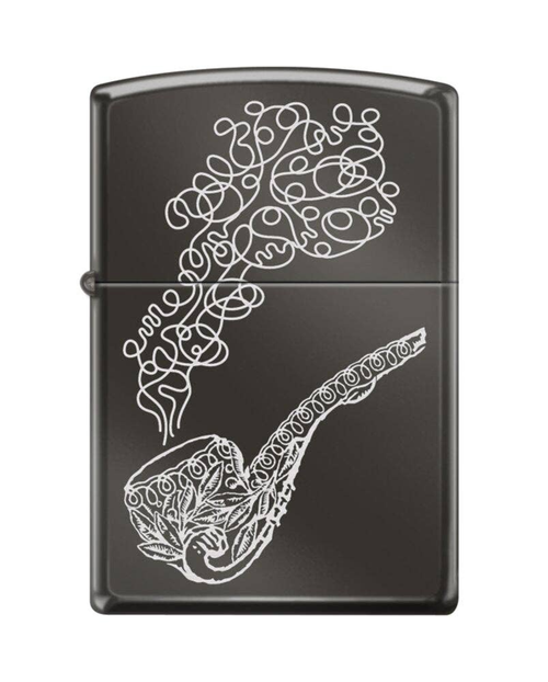 Zippo Pipe and Smoke Pipe Insert Ice Finish Windproof Lighter 