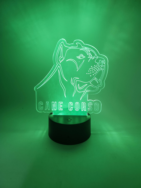 Cane Corso LED Light Up Lamp | Dog Lover & Pet Parent Gifts