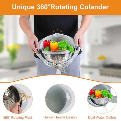 Multifunctional Mixing Bowl with Lid Set 