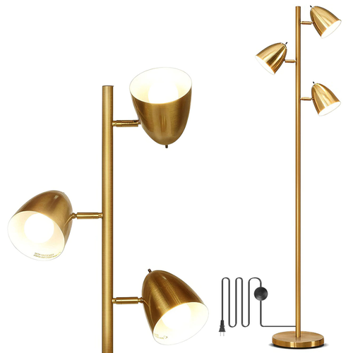 Black Tree Standing Floor Lamp