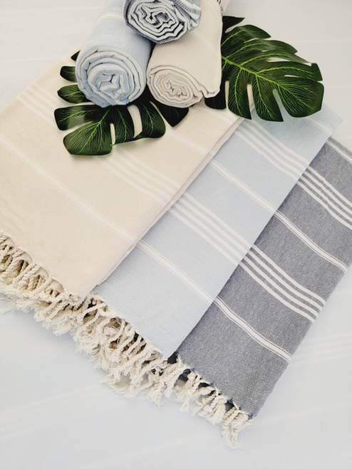 Throw Blanket Cotton-Easy Carry Quick fold throw