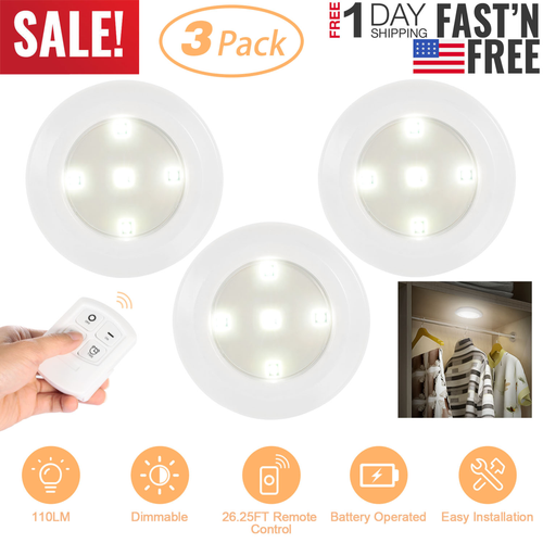 3 Pack LED CloSet