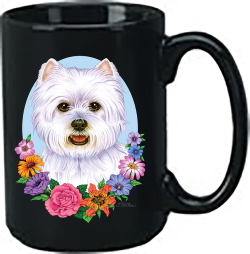Westie - Best of Breed Ceramic 15oz Coffee Black Mug