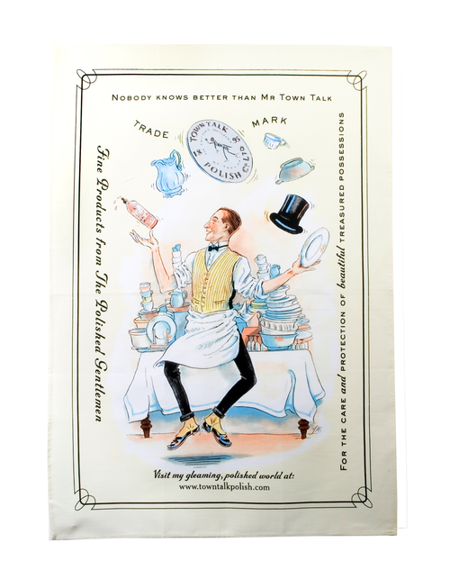 Tea Towel - Juggling Mr. Town Talk image