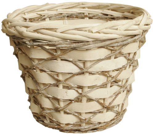 7" Woodchip, Willow & Vine Pot Cover