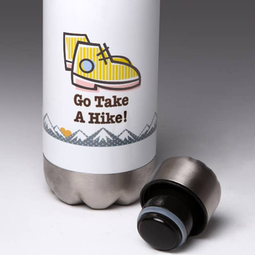 Go Take a Hike! Deluxe Water Bottle 
