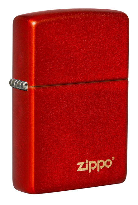 Zippo Metallic Red Base Model with Zippo Logo Windproof Lighter 