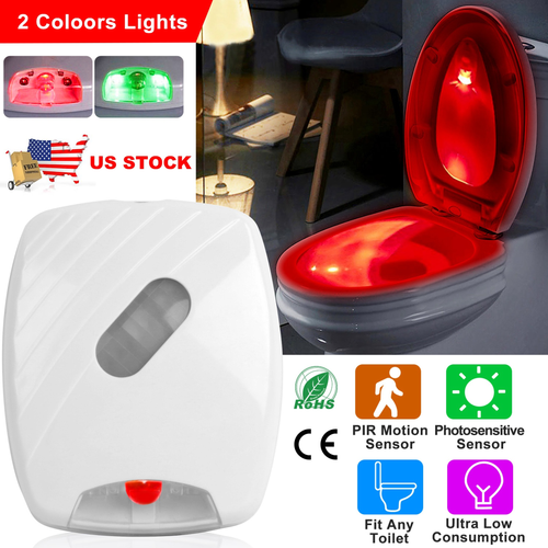 Colorful Toilet Bowl Lights Motion Sensor LED