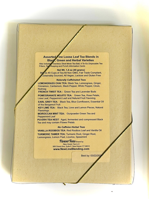 8 Assorted Blends Test Tube Tea Sampler Gift Box