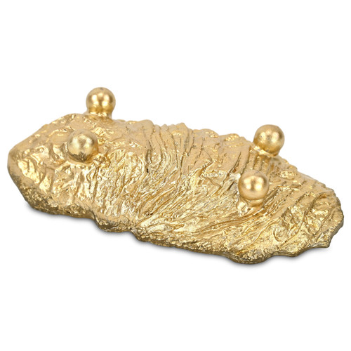 8" Gold Resin Handmade Trinket Tray