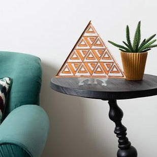 Triangle Copper Plate