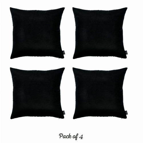 Farmhouse Square and Lumbar Solid Color Throw Pillows Set