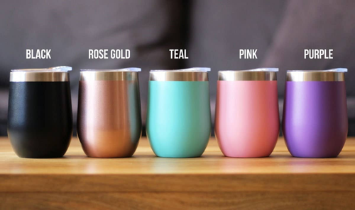 31st Birthday Gifts - Middle Finger Insulated Wine Tumbler