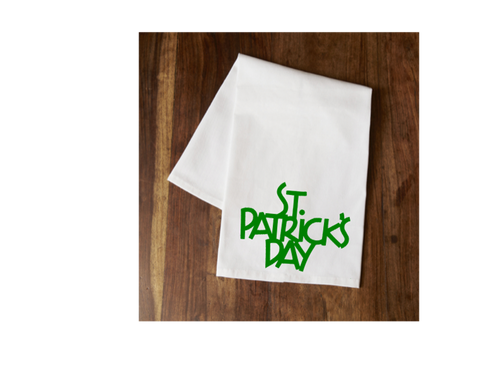 St. Patrick's Day Tea Towel 1