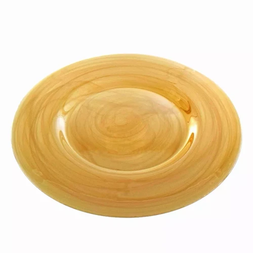 NUAGE 13" Glass Charger Plate