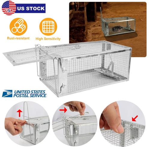 Rat Trap Cage Humane Live Rodent Trap Cage