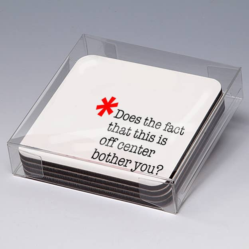 Whimsical OCD* Boxed Coaster
