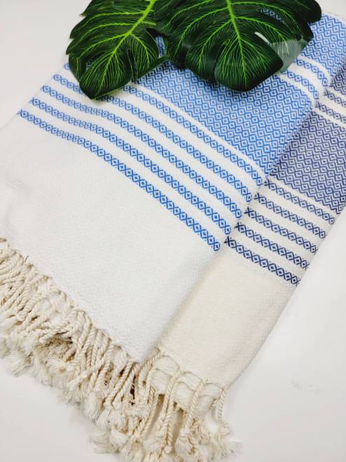 Throw Blanket 100% COTTON Easy fold throw