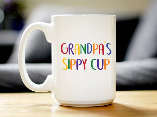 Grandpas Sippy Cup Coffee Mug - Father's Day Gifts and Decor