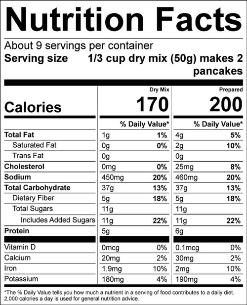 Gingerbread Pancake & Waffle Mix