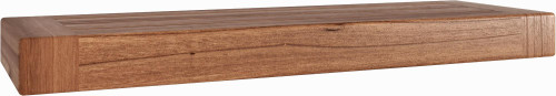 20" Brown Wood Wall Mounted Bathroom Shelves
