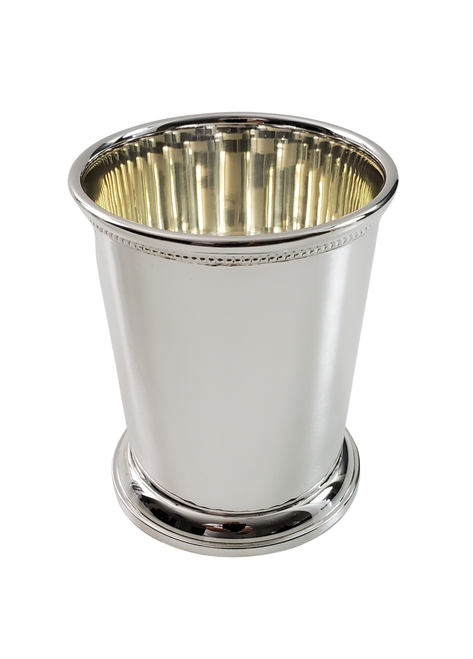 Mint Julep with Bead Edge Silver Plate