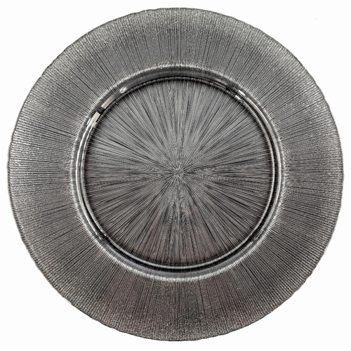 RITZ 13" Glass Charger Plate