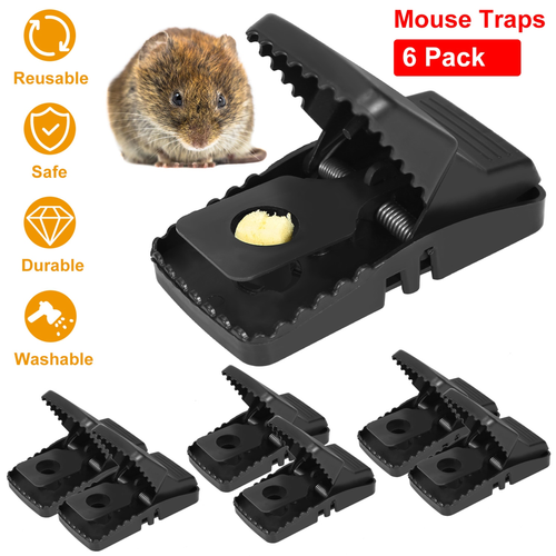 6 Pack Mouse Traps Reusable Rat Trap 