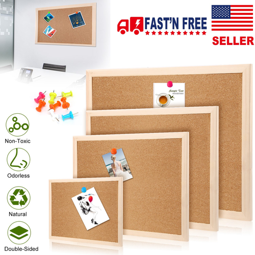 Notice Cork Board Double Sided Bulletin Board 