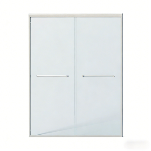 Set Of Two Tempered Glass Shower Doors