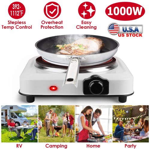 1000W Electric Infrared Single Burner 