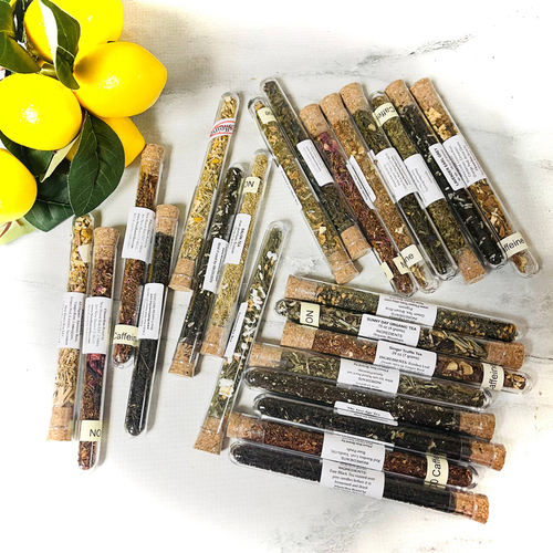 Loose Leaf Tea or Matcha in Test Tube -No Calorie Eye Candy!