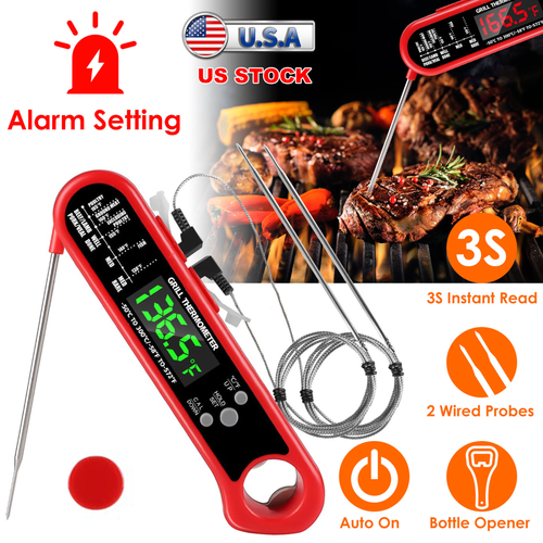 Digital Thermometer BBQ Meat Food Cooking Temperature Tester