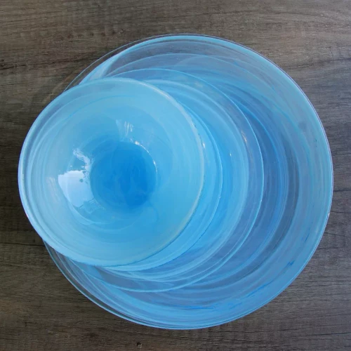 NUAGE Glass Dinnerware Set