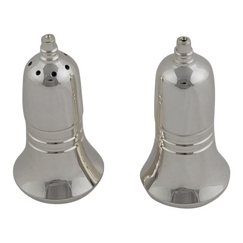 Plain Hotel Silver Salt & Pepper with Plastic Inserts