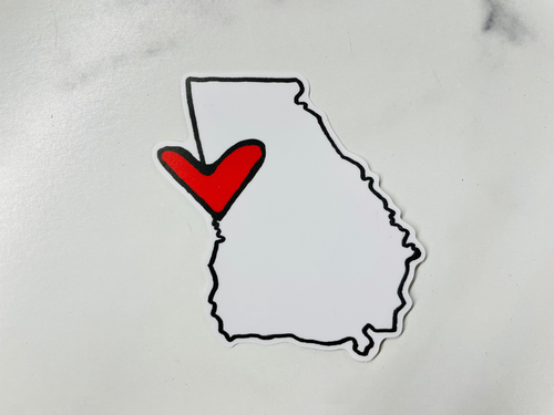 Georgia State Love Sticker