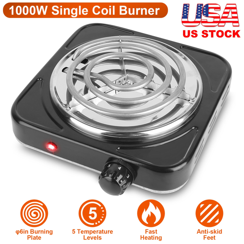1000W Electric Single Burner 