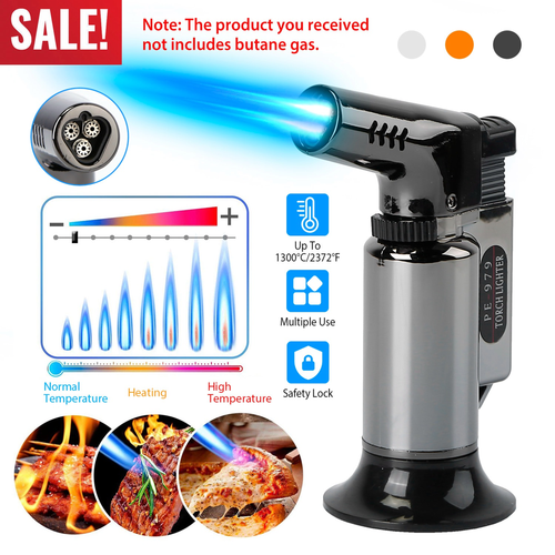Culinary Butane Torch Lighter Refillable Blow Torch Flame
