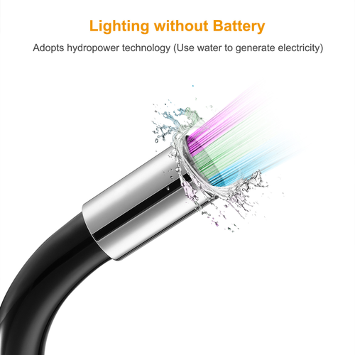 LED Water Tap Faucet 3 Color Change Water Stream