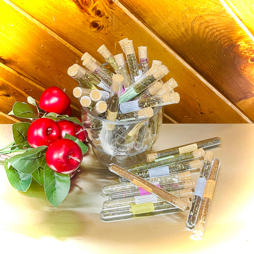 Loose Leaf Tea or Matcha in Test Tube -No Calorie Eye Candy!