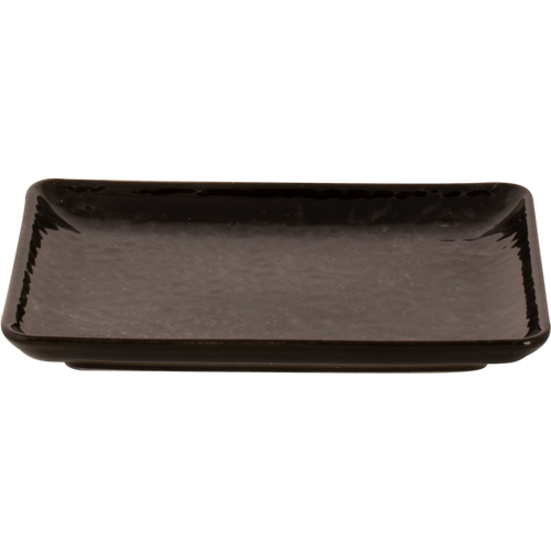 Plate Rect. Black Tahiti 