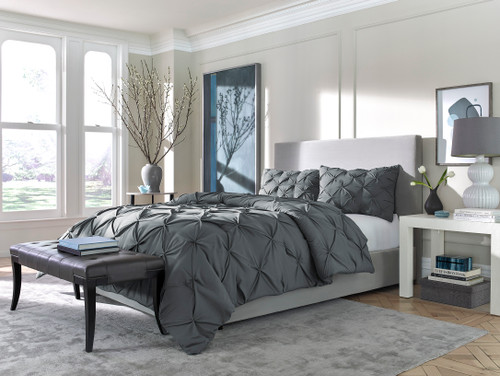 Gray Twin Microfiber Washable Microfiber Down Alternative Comforter
