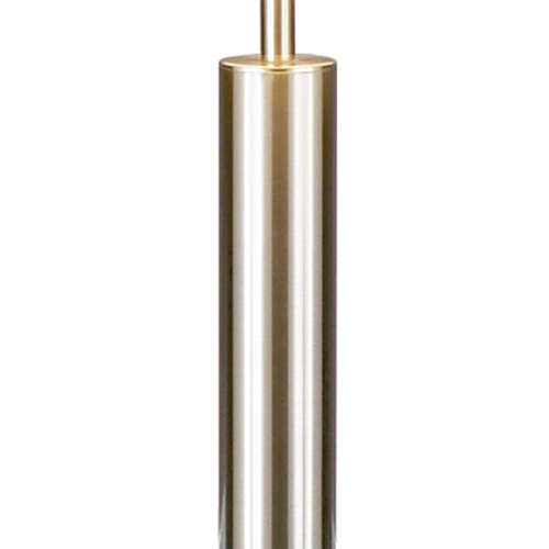 58" Traditional Shaped Floor Lamp With White Drum Shade