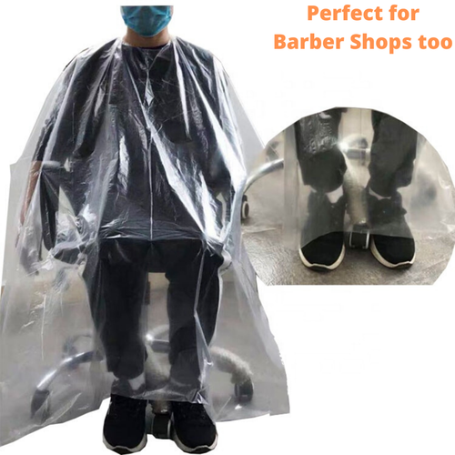 Large Disposable Barbershops Hair Salon Capes Hair Cutting Apron Gown