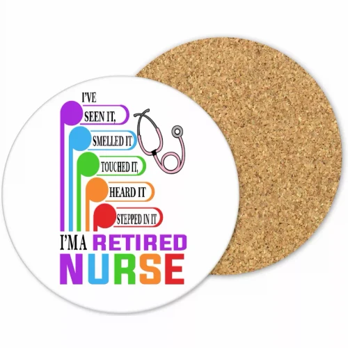 Retired Nurse Mug and Coaster Set