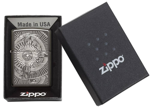 Zippo Umbrellas Lighter Ice Chrome 