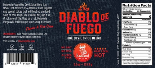 Diablo De Fuego - Devil Fire Spice Blend